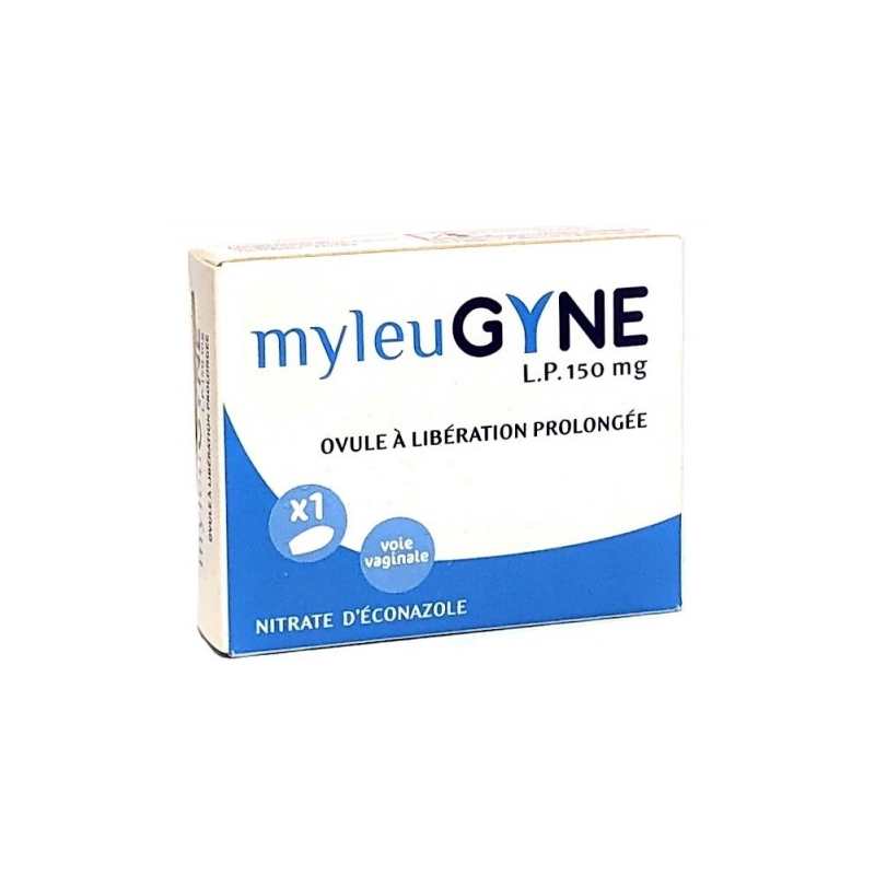 Myleugyne LP 150 mg - Nitrate d'Econazole - Voie Vaginale - 1 Ovule
