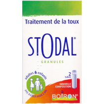 Stodal Granules -  Traitement de La Toux - Boiron - 2 Tubes de 4g
