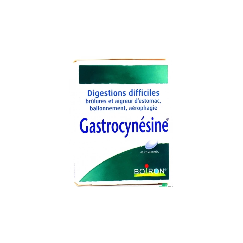 Gastrocynésine - Digestions Difficiles, Ballonnement -  Boiron - 60 Comprimés