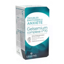 Gelsemium - Complexe n°70 - Anxiété Hyperémotivité - Lehning - 30 ml