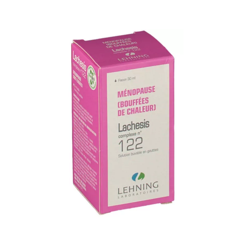 Lachesis - Complexe n°122 - Troubles de la Ménopause - Lehning - 30 ml