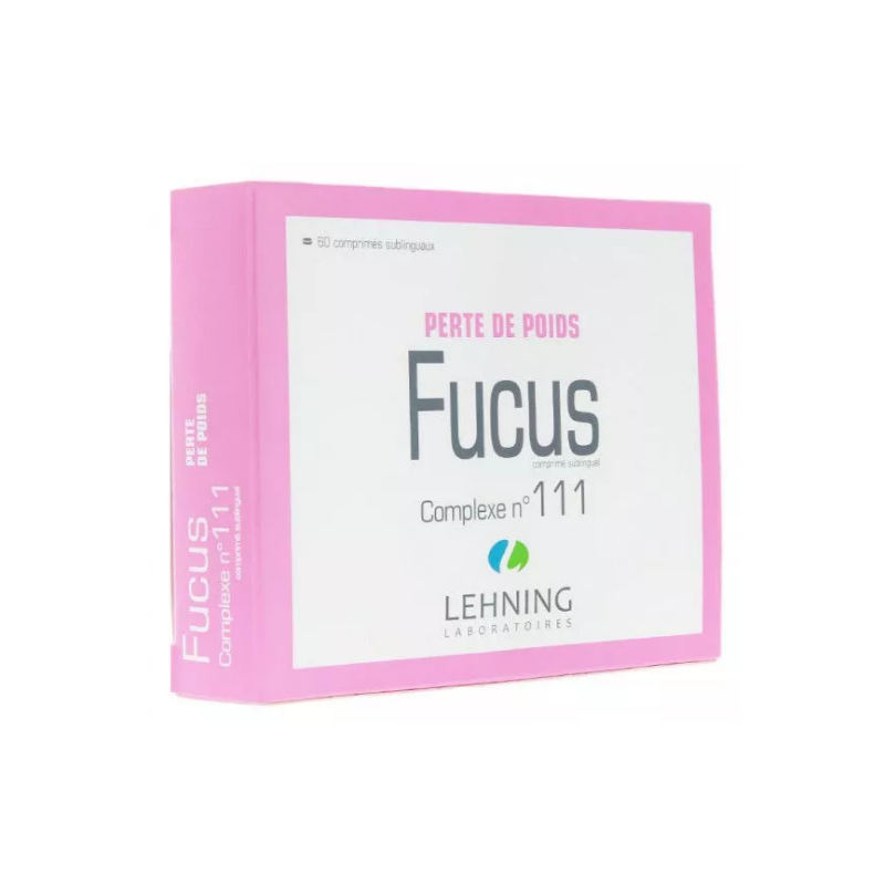 Fucus - Complexe n°111 - Perte de Poids - Lehning - 60 Comprimés Sublinguaux
