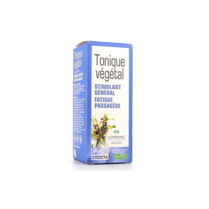 Tonique Végétal - Stimulant Général & Fatigue Passagère - Lehning - 250 ml