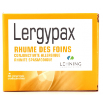 Lergypax - Rhume Des Foins, Conjonctivite Allergique - Lehning - 40 Comprimés Orodispersibles