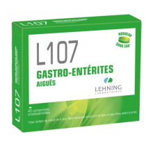 L107 - Diarrhea, Nausea, Vomiting - Lehning - 40 orodispersible tablets