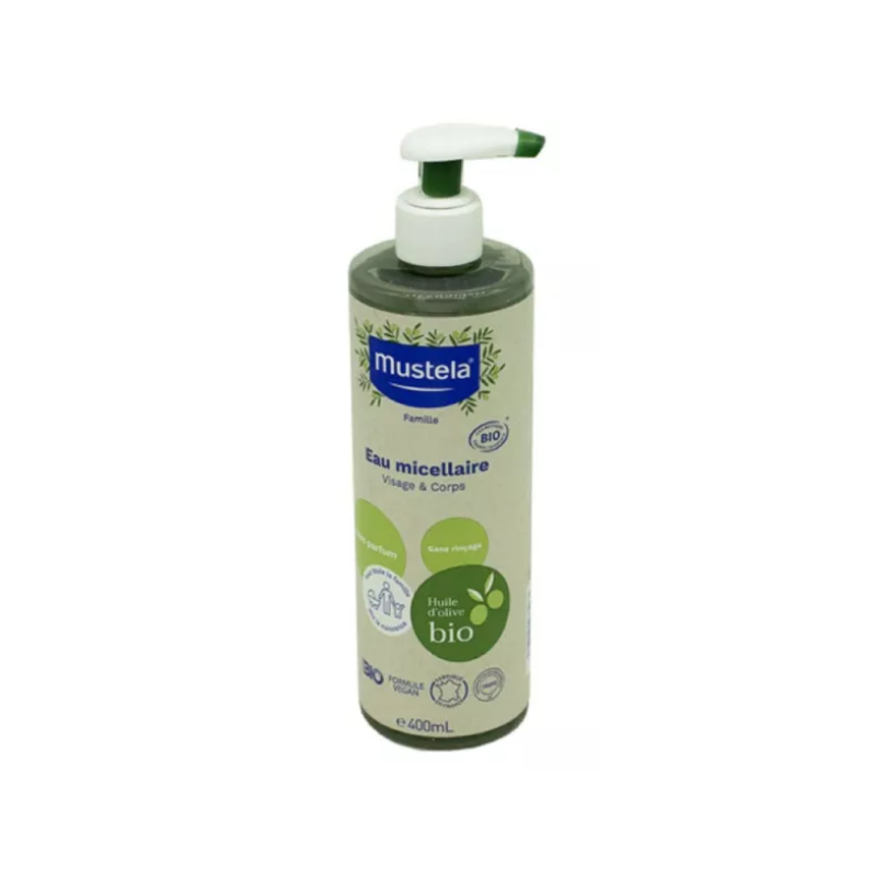 Micellar Water - Organic - Fragrance Free - Mustela - 400ml