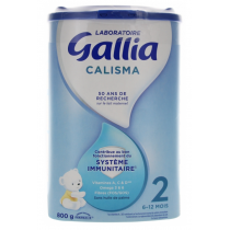 Lait Calisma - 2 ème Age - 6-12 Mois - Gallia - 800g