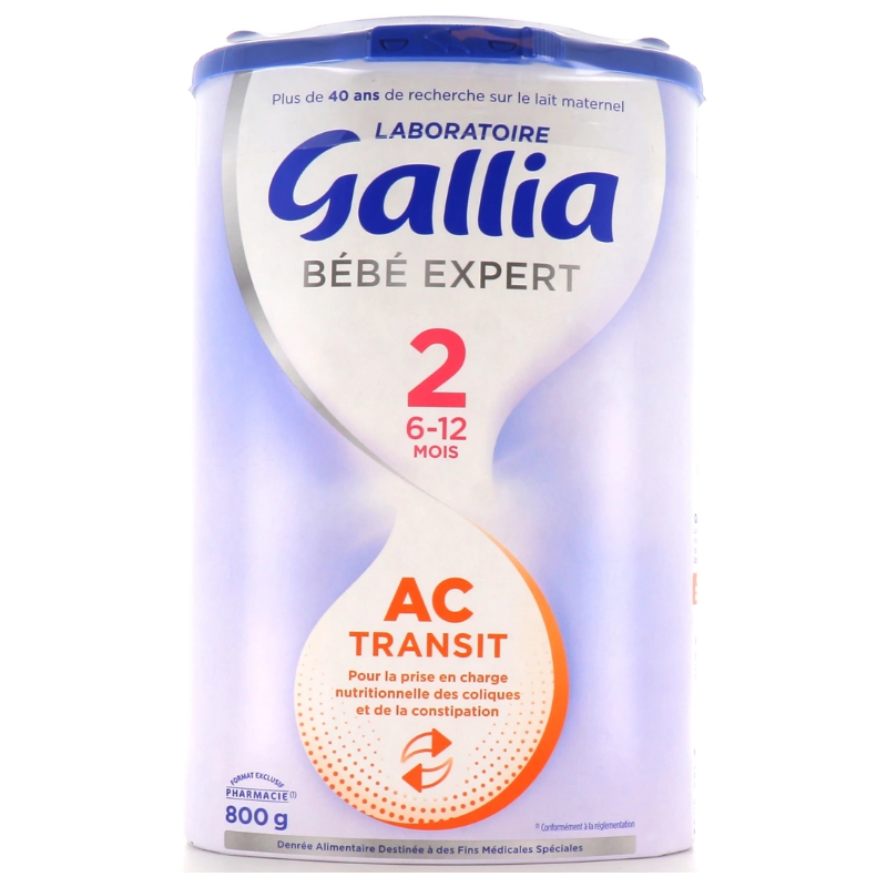 AC Transit Milk - 2nd Age - 6-12 months - Gallia - 800g Gallia