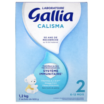 Calisma Milk - 2nd Age - 6 to 12 Months - 2 Sachets of 600G