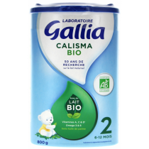 Lait Calisma Bio - 2ème âge - 6-12 Mois - 800 g