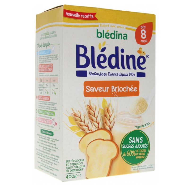 Blédine - Brioche Flavor - From 8 Months - Blédina - 400 g