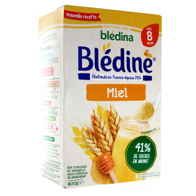 Blédine - Saveur Miel - Dès 8 Mois - Blédina - 400 g