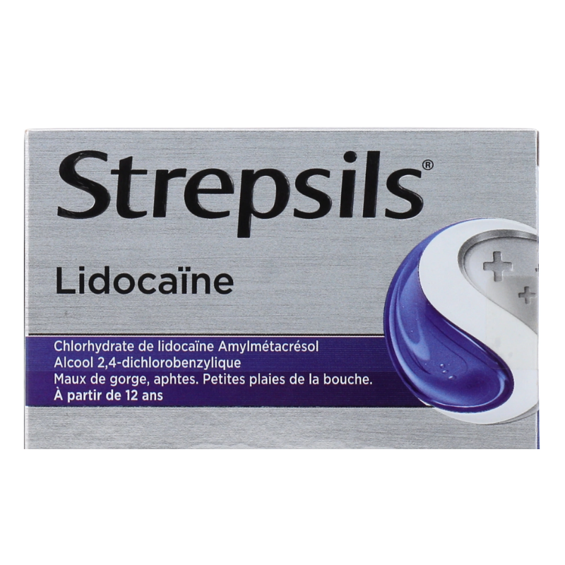 Strepsils Lidocaïne - Mal De Gorge - Pastille A Sucer - 24 Pastilles