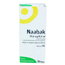 Naabac 19,6 mg/0,4 ml - Collyre Anti-allergique - 36 unidoses