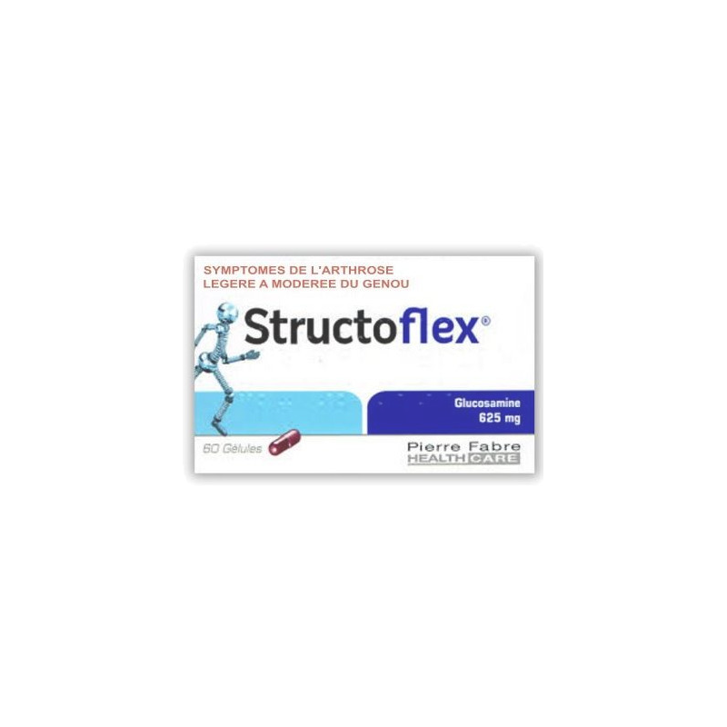 Structoflex - Arthrose du Genou - Glucosamine 625mg - 60 gélules