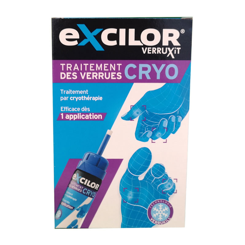 Traitement des verrues - Verruxit - Cryo - Excilor - 50 ml