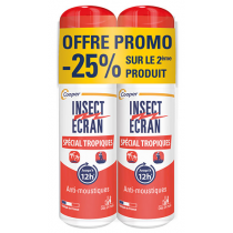 Insect Ecran - Répulsif Peau Spécial Tropiques - 2x75 ml