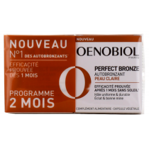 Self Tanning Clear Skin - Perfect Bronze - Oenobiol - 60 Capsules