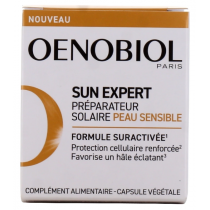 Préparateur Solaire Peu Sensible - Sun Expert - Oenobiol - 30 Capsules