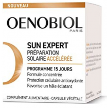 Préparateur Solaire Accélérée - Sun Expert - Oenobiol - 15 Capsules