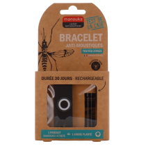 Bracelet Anti-moustiques - Toutes Zones - Manouka - 1 Bracelet Rechargeable