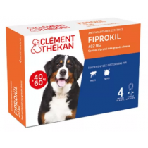Fiprokil - Antiparasitic - Dogs from 40 kg to 60 kg - Clément Thékan - 4 Pipettes