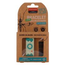 Bracelet Anti-moustiques Junior - Toutes Zones - Manouka - 1 Bracelet Rechargeable