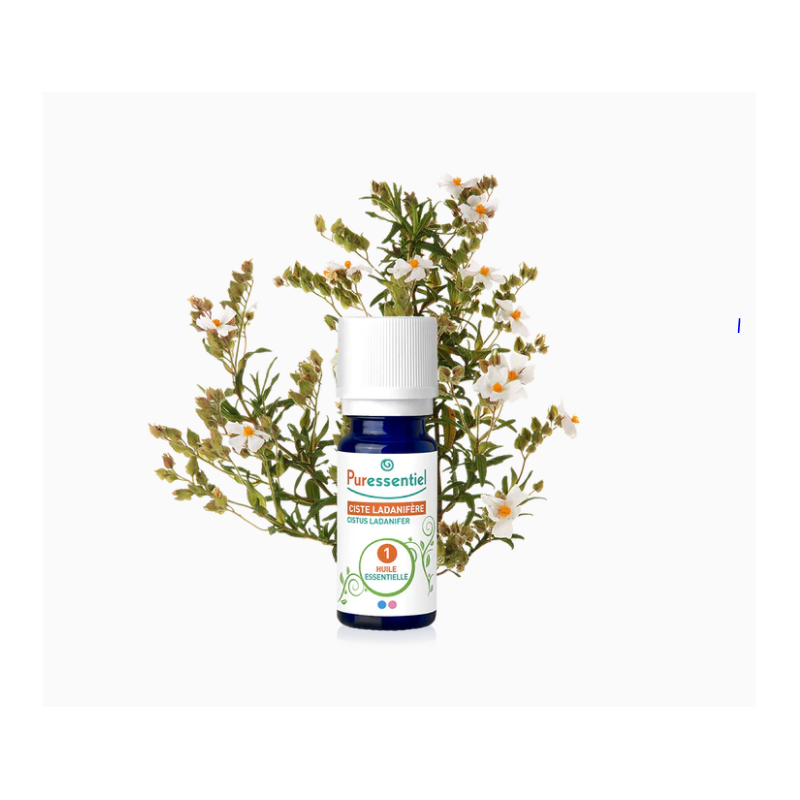 Organic Cistus Ladaniferous Essential Oil, Puressentiel, 5 ml