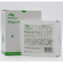 Mepore Adhesive Dressing with Absorbent Pads, 10 dressings 9 x 10 cm