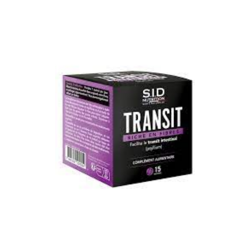 Transit - Riche en Fibres - Facilite le Transit Intestinal - SID.Nutrition - 15 Sachets