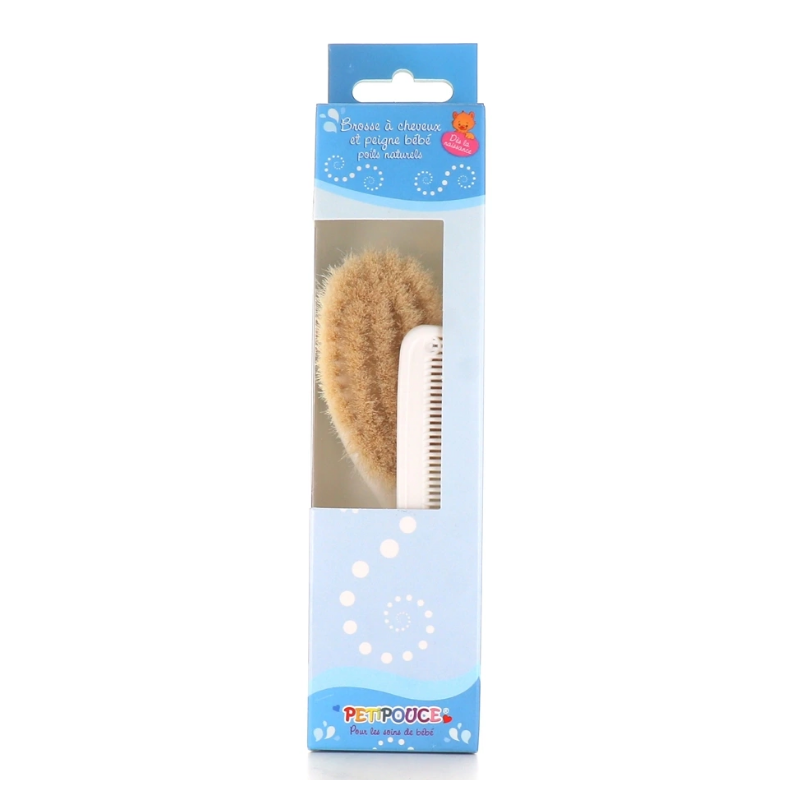 Baby Hairbrush & Comb - From birth - PetiPouce
