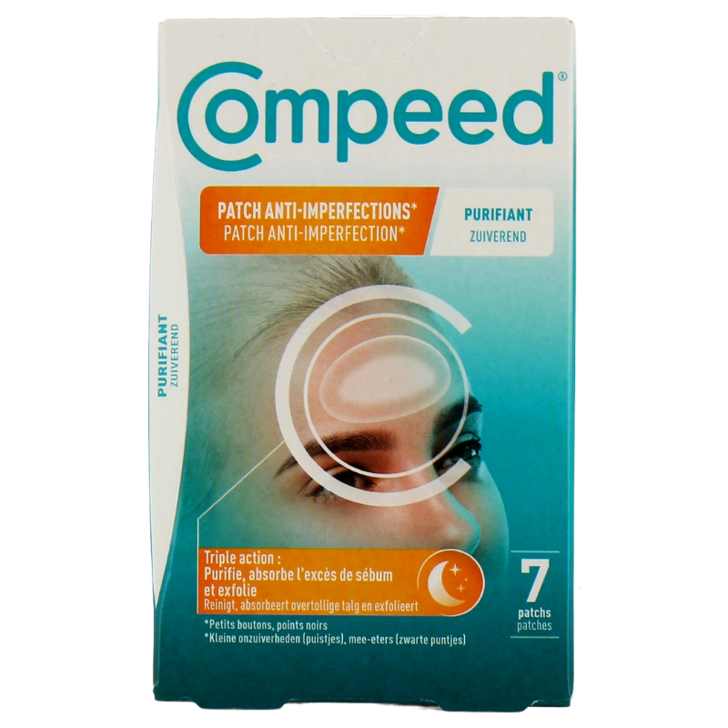 Anti-Imperfection Patch - Small Pimples & Blackheads - Compeed - 7 Patches