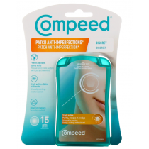 Patch Anti-Imperfections Discret - Petits Boutons & Points Noirs - Compeed - 15 Patchs