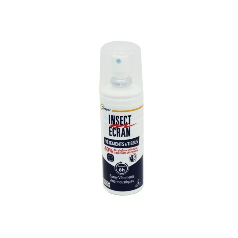 Spray Vêtements Anti-moustiques - Vêtements & Tissus - Insect Ecran - 100 ml