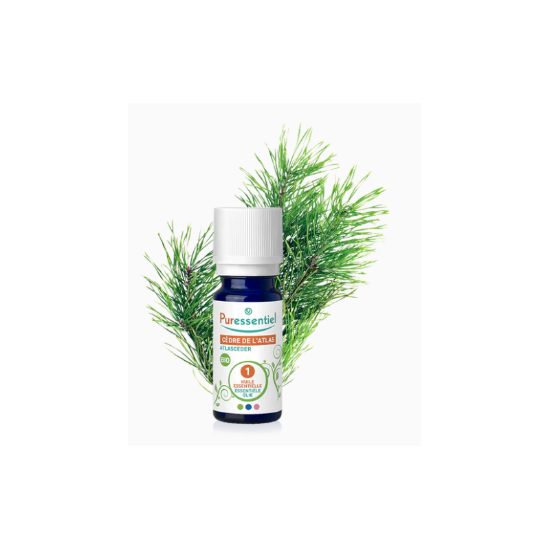 Organic Atlas Cedar Essential Oil - Puressentiel - 5 ml