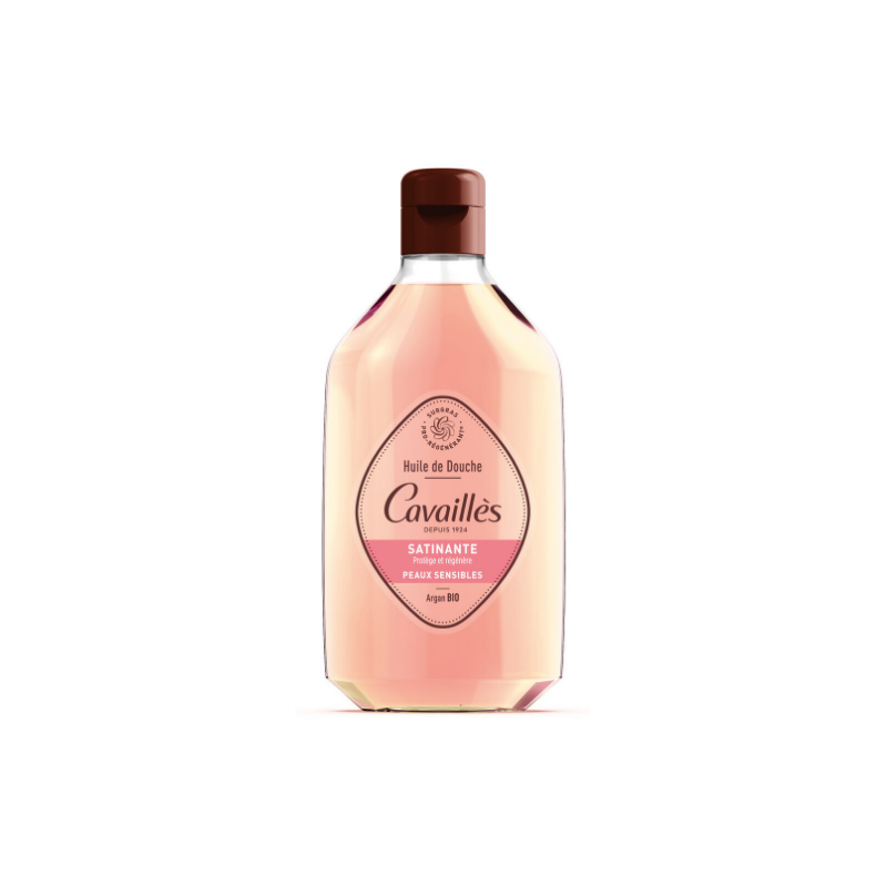 Satin Bath and Shower Oil - With Argan and Rose Oils - Rogé Cavaillès - 250 ml