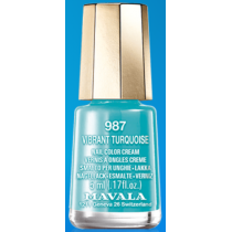 Nail Polish - Vibrant Turquoise - n°987 - Mavala - 5ml