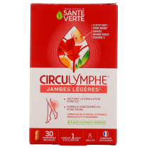 Circulymphe - Circulation veineuse, Jambes légères - 30 Comprimés - Santé verte