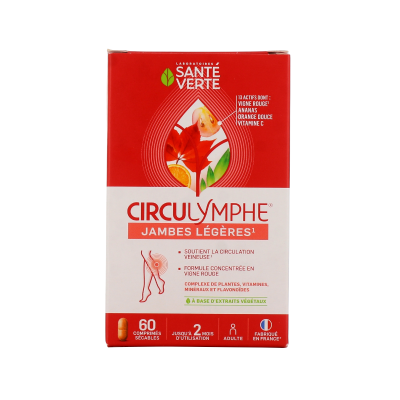 Green Health Circulymphe - Venous Circulation, Light Legs 60 Tablets - Strengthened Formula