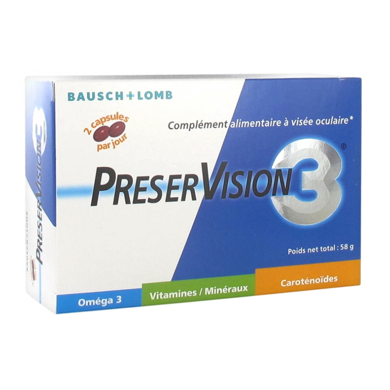 PreserVision 3 - Eye Food Supplement - 60 Capsules