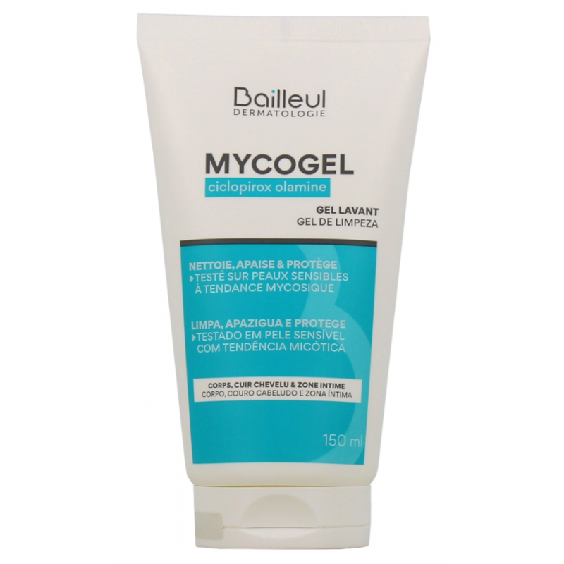 Washing Gel - Cleans, soothes & protects - Mycotic - Ciclopirox Olamine - 150 ml