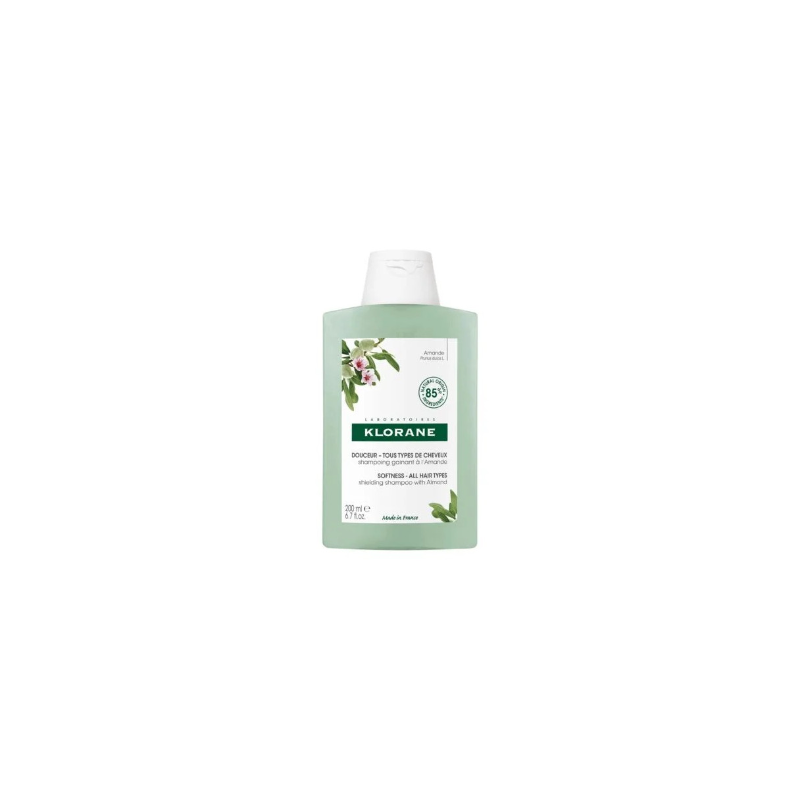 Shampooing au lait d'Amande - Tous Types de Cheveux - Klorane - 200ml