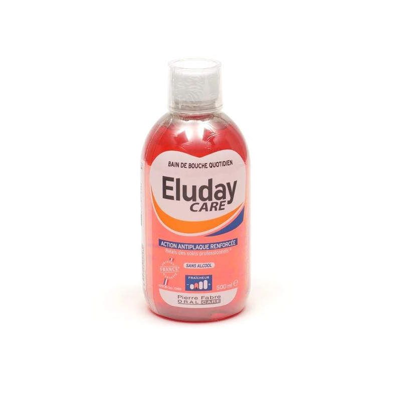 Eluday Care - Bain de bouche Action anti-plaque - 500ml