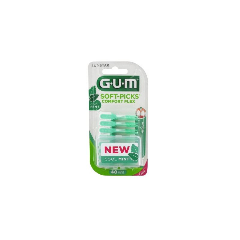 Medium Toothpicks - Soft Picks Comfort - G.U.M - 40 units