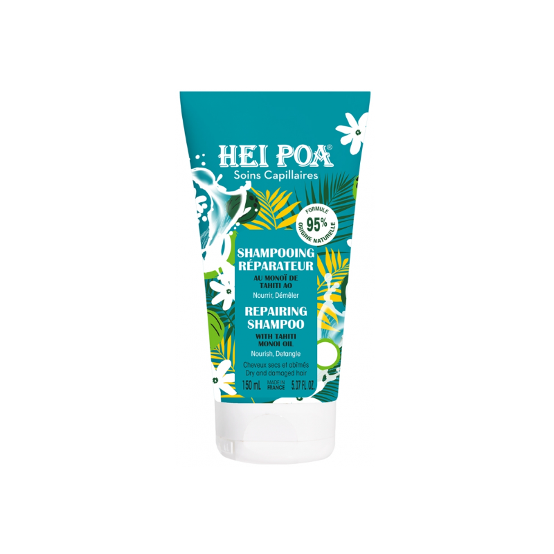 Monoi Repair Shampoo - Dry and damaged hair - Hei Poa - 150 ml