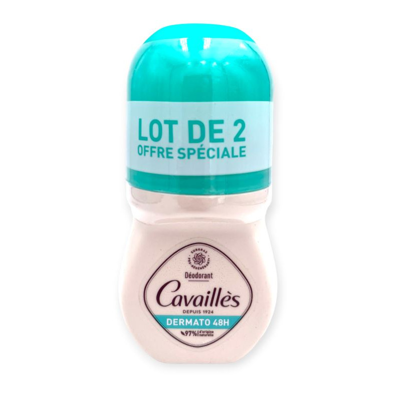 Déodorant Roll on - Dermato 48H - Rogé Cavaillès - 2X50ml