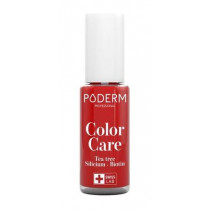Vernis à ongle Soin - Rouge Puissant - n363 - Poderm - 8 ml