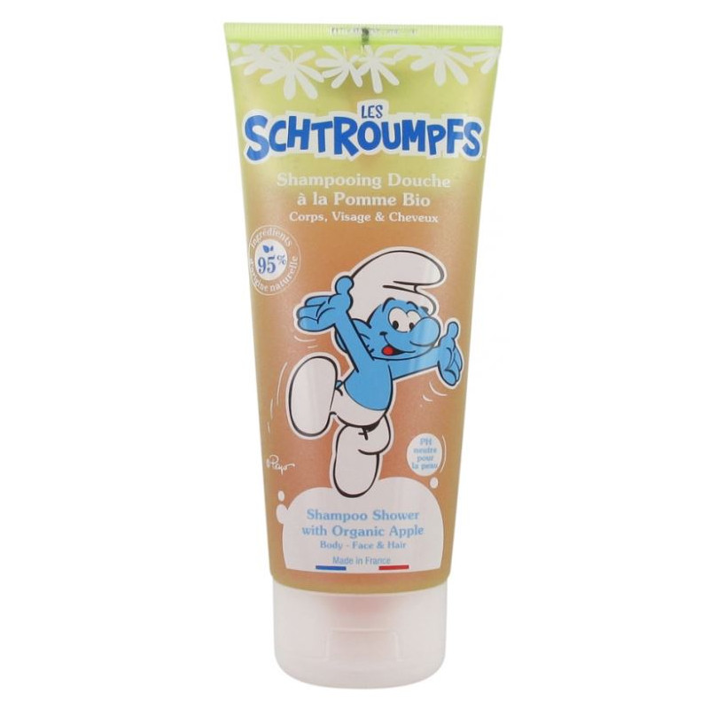 Shower shampoo - Organic apple - the smurfs - Le comptoir du bain- 200ml