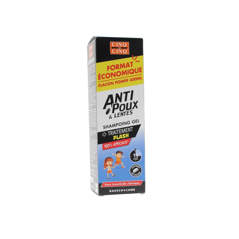 Anti Lice & Nits Gel Shampoo - Cinq Sur Cinq - 100 ml