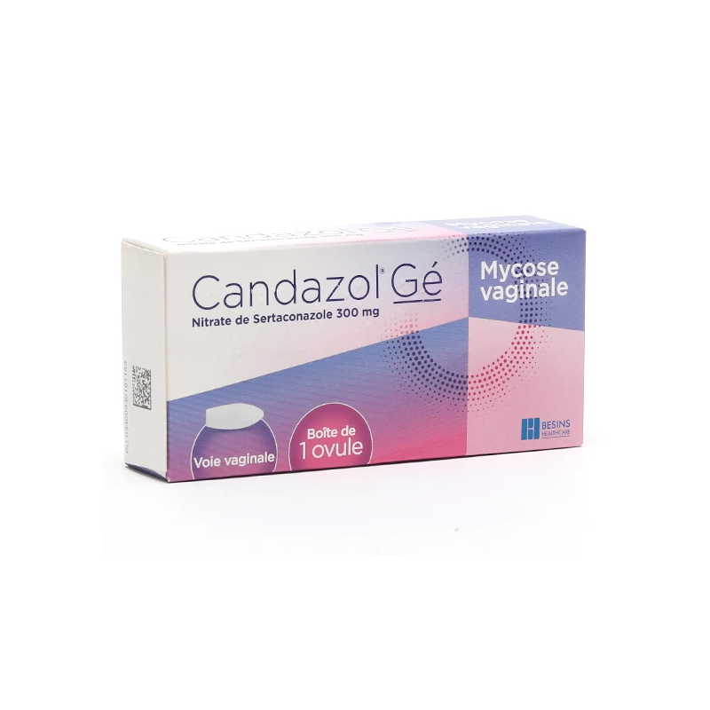 Candazol Gé Ovule, Box of 1 Vaginal Ovule for Vaginal Mycoses